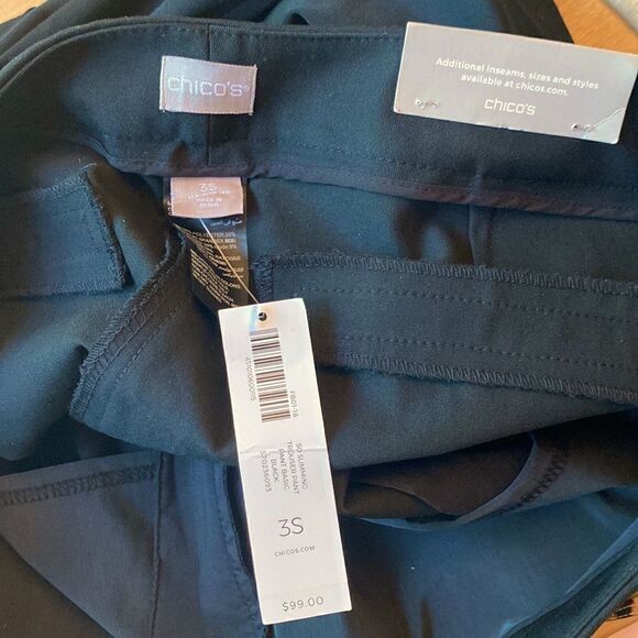 Chico’s So Slimming Trousers Black Sz 16S NWT - Picture 6 of 7